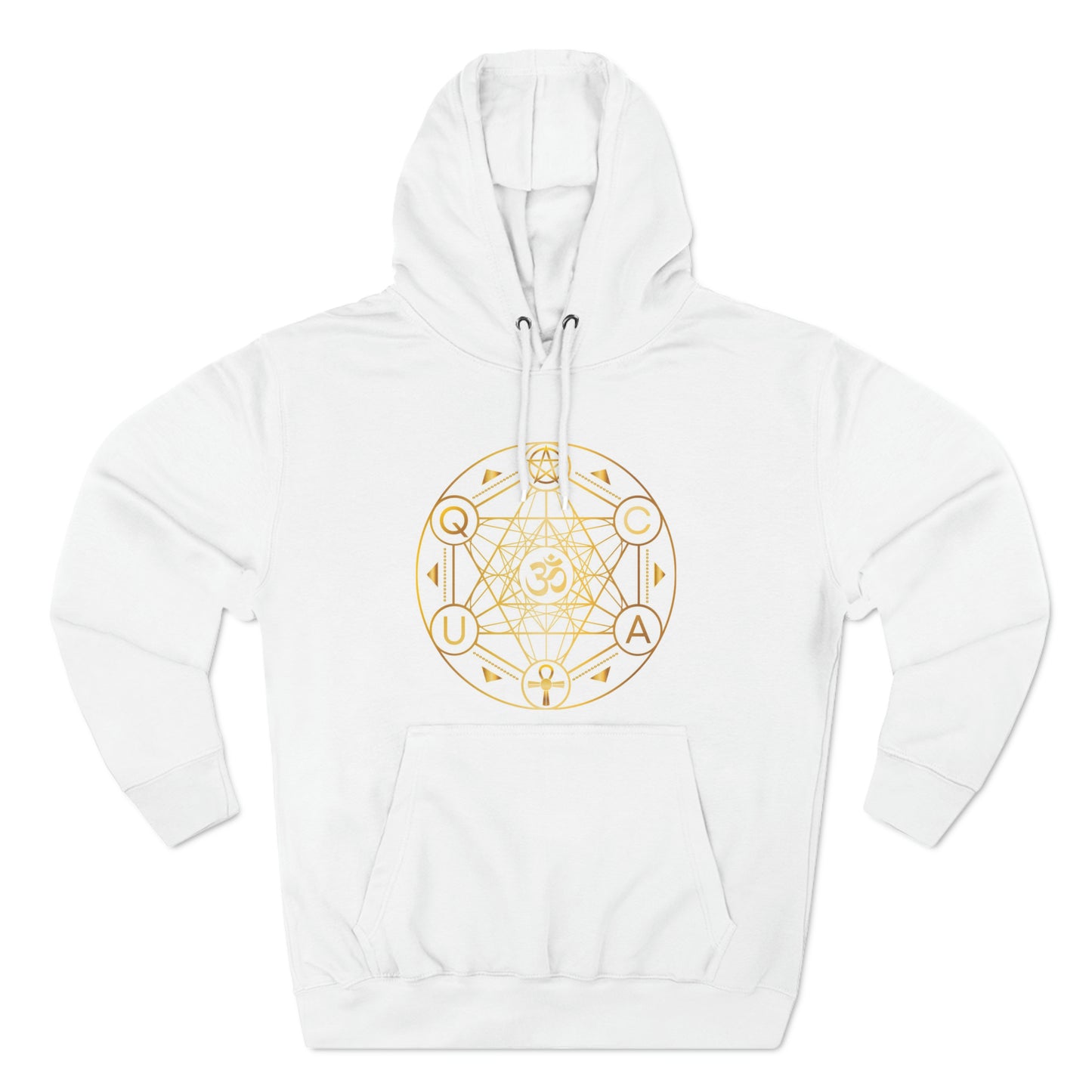 Three-Panel Fleece Hoodie
