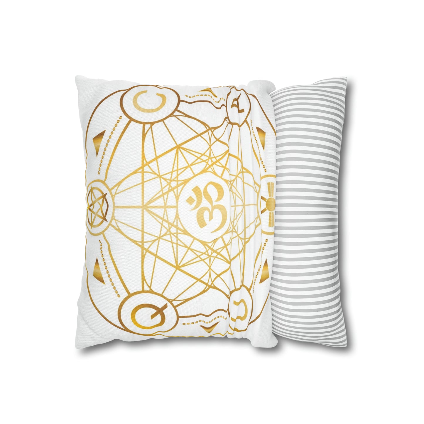Spun Polyester Square Pillowcase